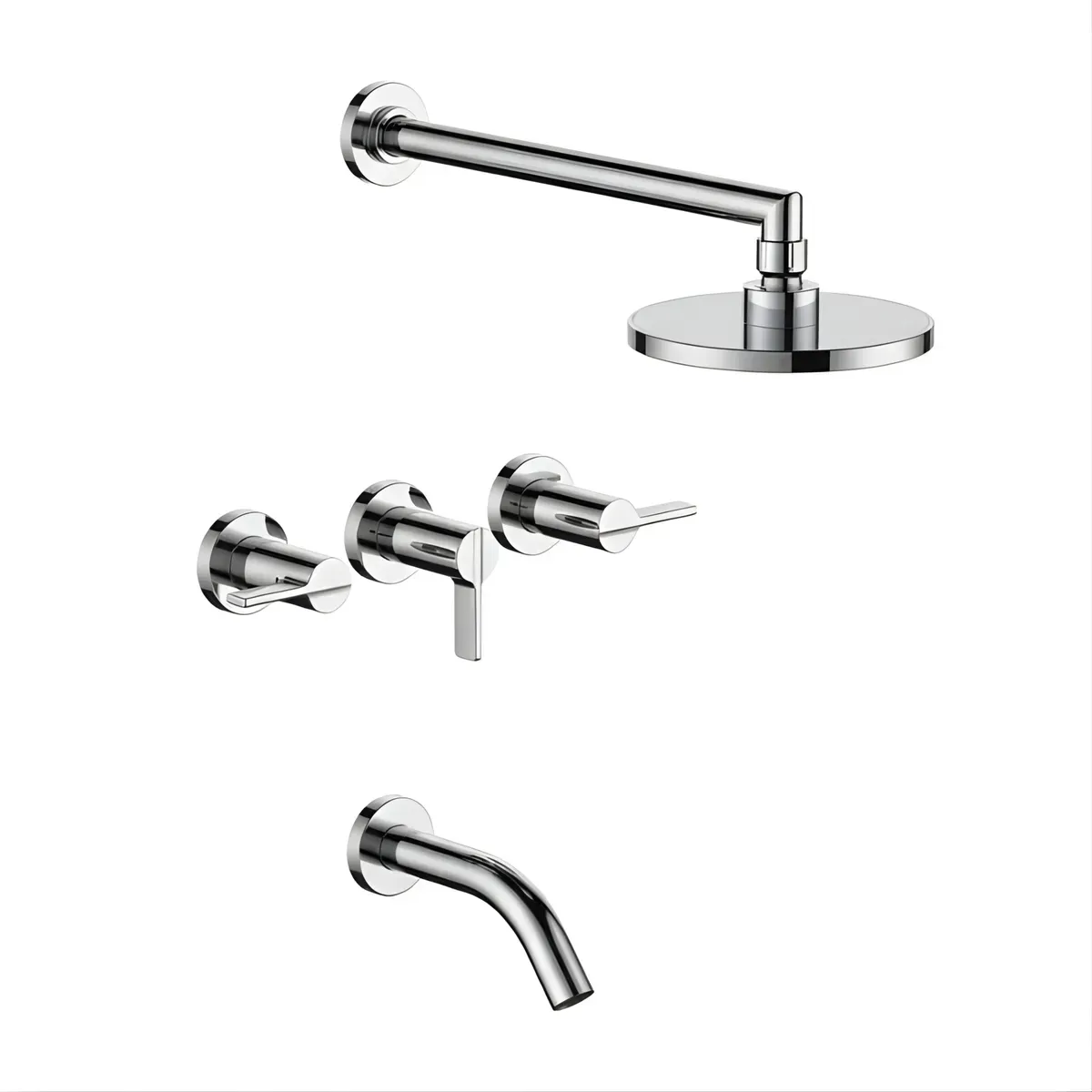 Fv 103/g8 cr mauna juego Grifería bañera y ducha 
