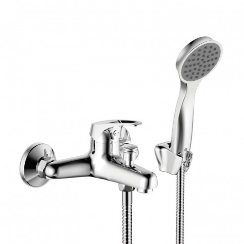 VASSER 29/1062 CR IRIS JUEGO GRIFERIA MONOCOMANDO DUCHA EXTERIOR CON DUCHADOR MANUAL