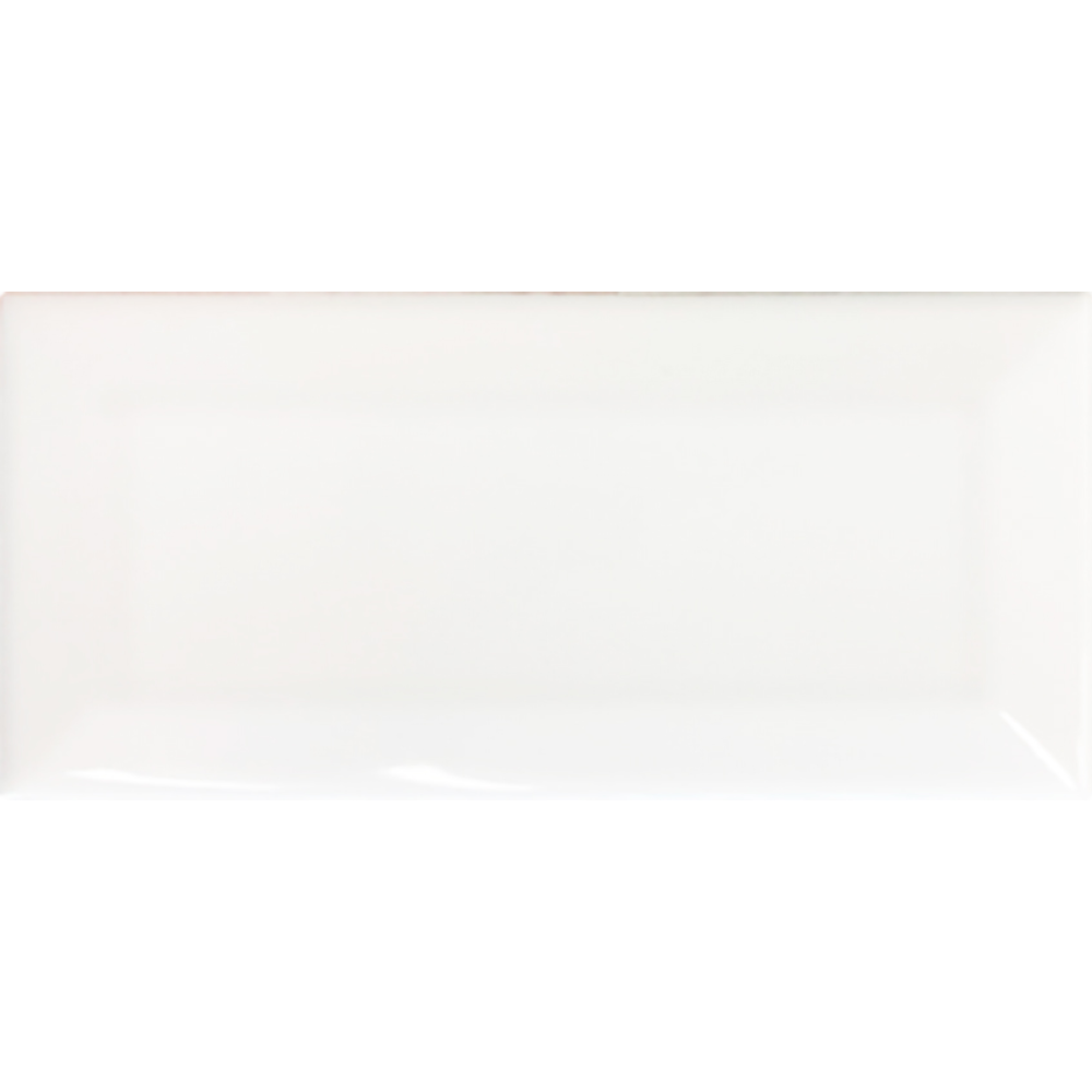 Gabriella soft blanco brillante biselado 10.5x21.5 (0.91) 